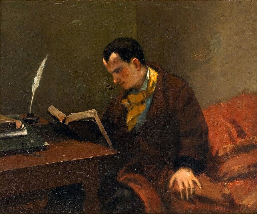 Шарль Бодлер - Вампир, Le Vampire par Charles Baudelaire, de Charles Baudelaire, Vampir, Vampyr, von Baudelaire, illustration Charles Baudelaire. Gustave Courbet. 1848