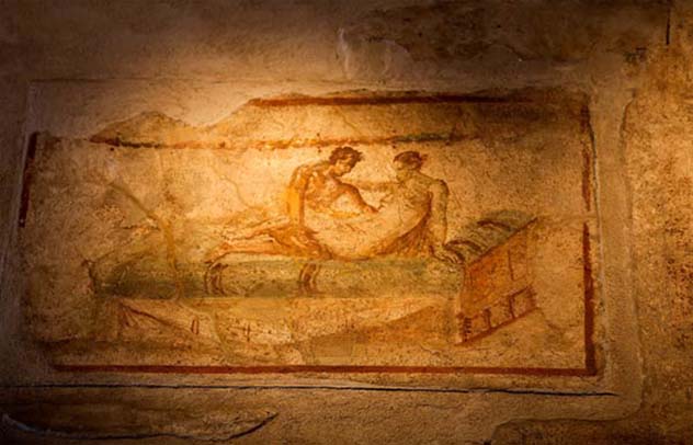 Помпейские бордели - настенная порнография из публичных домов древних Помпеи 